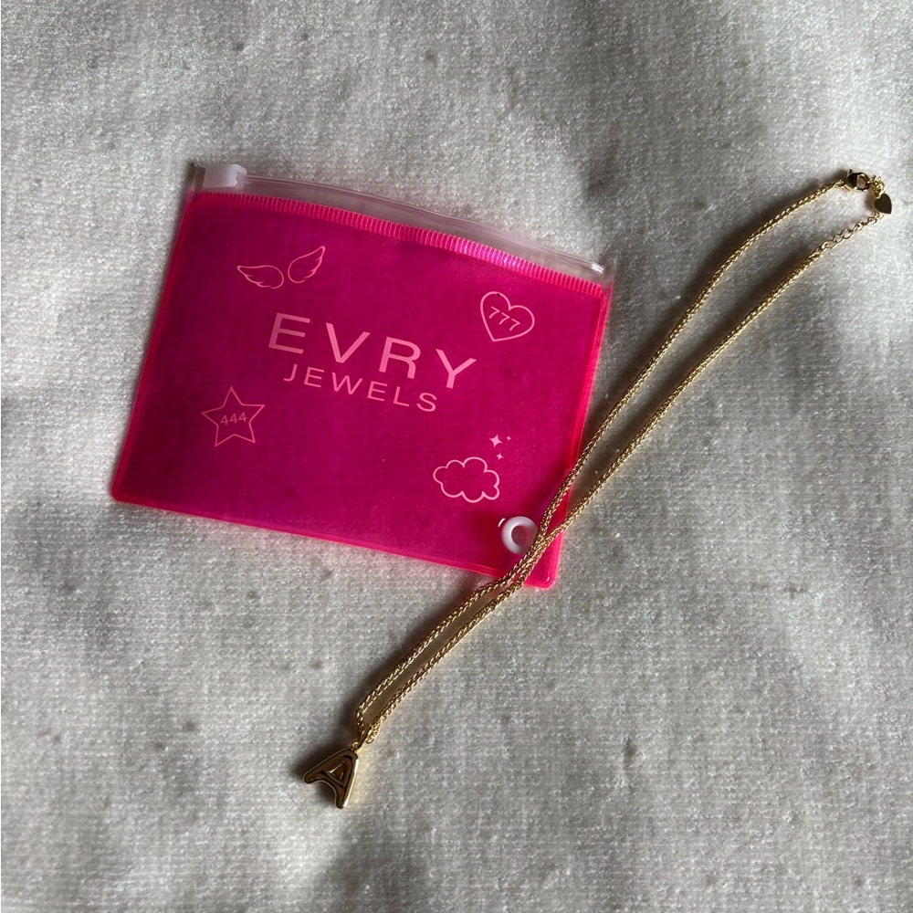 Gold A Necklace